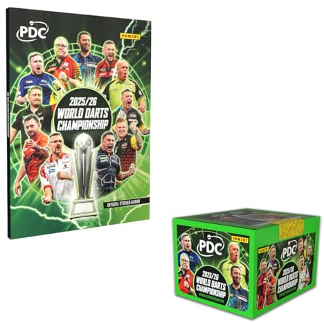 Panini PDC World Darts Championship 2025/26 Stickerkollektion (Hardcover Box-Bundle)