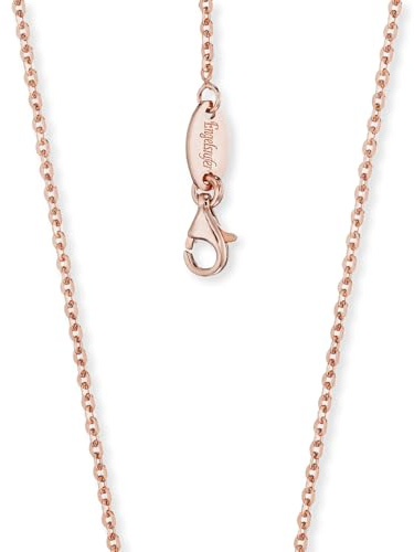 Engelsrufer Damen Halskette aus 925er-Sterlingsilber rosévergoldet, Länge 40 cm + 3 cm
