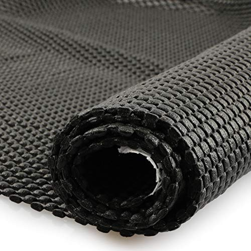 fowong Antirutschmatte Verdickt 100x150cm,Groß&Schneidbar,Schwarz | Antirutschfeste Unterlage für Auto Kofferraum, Schubladen, Teppich–DIY Anti Rutsch Matte für Essgeräte, Obst, Werkzeug