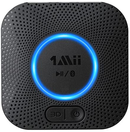 1Mii Receptor Bluetooth 5.3 HiFi, Adaptador Audio Inalámbrico, Salida RCA/AUX 3,5 mm Jack, 3D Surround Música para Estéreo Hogar, Amplificador, Largo Alcance 50m