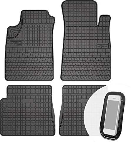 moto-MOLTICO Gummimatten Auto, 4-teiliges Set, Allwetter Gummi Fußmatten, Antirutsch & Wasserfest Autoteppiche - passend für Renault Kangoo I 1998-2008