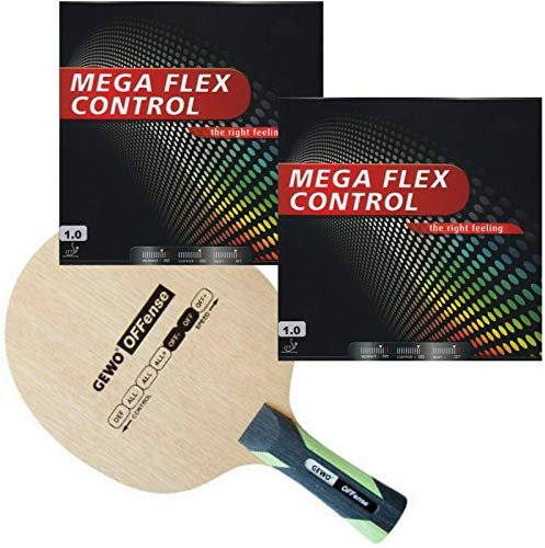 GEWO Offense Komplettschläger,Profi, Tischtennisschläger, Konkav