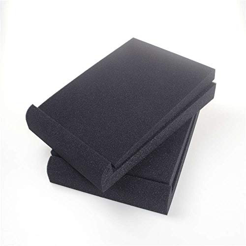 ANGEEK 2PCS 20x28x4.2 cm Speaker Sound Insulation Mat Soundproofing Mat Acoustic Foam Board Sponge Sound Absorbing Pad Sound Reinforcement Cushion