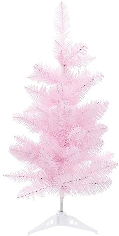 Weihnachtsdekorationen 60Cm Rosa Kleiner Weihnachtsbaum Mini Künstliche Weihnachtsbaum Kiefer Modell Ornament Urlaub Dekoration Baum Tisch Baum Figur Christbaumschmuck