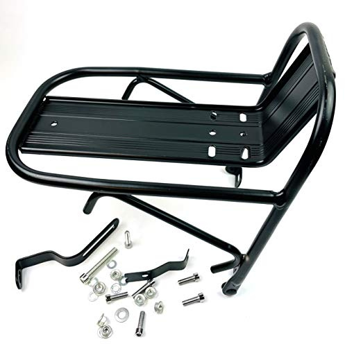 INION - Frontgepäckträger Vorne Frontträger Gepäckträger für 24-28 Fahrrad Holland Style in schwarz jurfahr