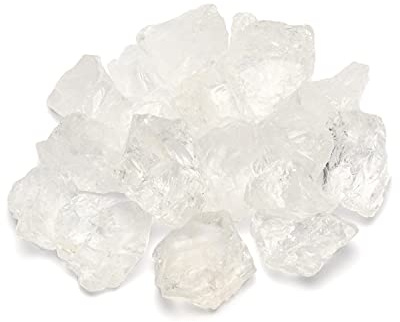 PURAJA Bergkristall Edelsteine Set | Naturbelassene Premium Rohsteine | Vielseitige Verwendung als Wassersteine, Heilsteine, Chakrasteine | Sortenreine Kristalle