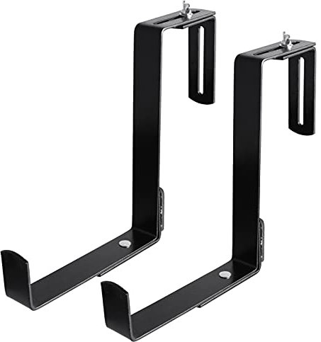 Happyyami 1paar Hängender Pflanzentopf- Mit Ankern Verstellbare Blumentopf-Halterung Für Balkon Geländer Und Wände Eisenkonstruktion Für Und Außenbereich