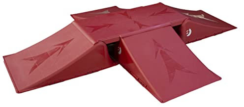 Sandora Rampen Set für Skateboard, Rollschuhe, Sprung Skaterrampe Inliner, Verschiedene Versionen für Kinder und Jugendliche zum Springen und auch für RC Cars geeignet