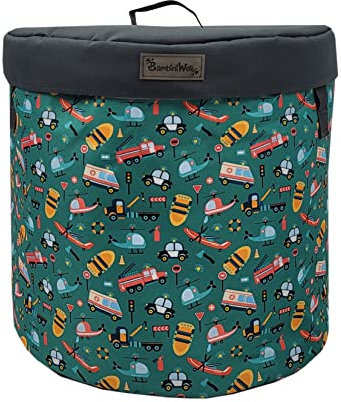BAMBINIWELT Kinder Aufräumsack Spieldecke Spielzeug-Tasche Aufbewahrung-Beutel Spielzeugaufbewahrung Spielmatte (Modell 29)