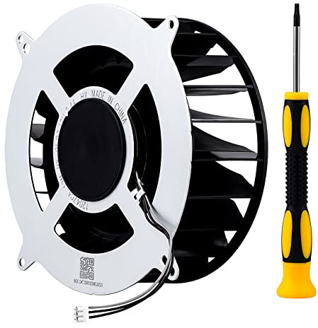 Ceozon Replacement PS5 Internal Cooling Fan for PS5 Standard Edition, 23 Blades CPU Cooling Fan with T8 Screwdriver