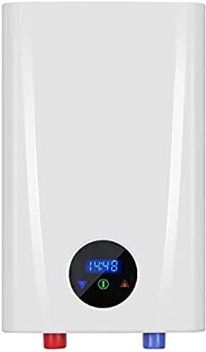 Scaldabagno elettrico istantaneo 7500 W, temperatura desiderata al grado, display LCD, mini scaldabagno elettrico istantaneo da cucina per bagno, 220 V