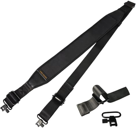 2-Punkt Gewehrriemen Waffen-Schlinge (schwarz)