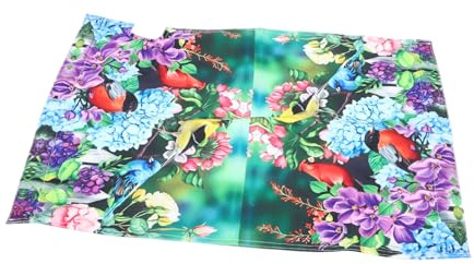 FUNOMOCYA Mailbox Protective Cover Outdoor Garden Mailbox Cover Flowers Birds Printing for Courtyard Letter Box Protector