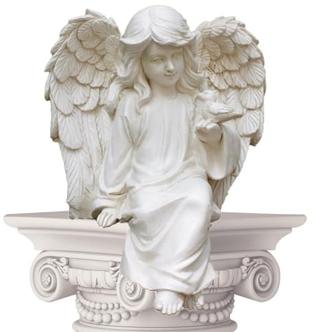 Engel Gartenstatuen Outdoor | Harz Engel Figur | Dekorative Vintage Statue, Cherub Figur Garten Dekoration für Haus Indoor Outdoor Terrasse Rasen Hof