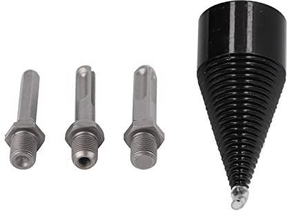4 Uds Brocas Divisoras de Madera Tazón Grande Vástago Redondo Vástago Hexagonal Juegos de Brocas para Madera