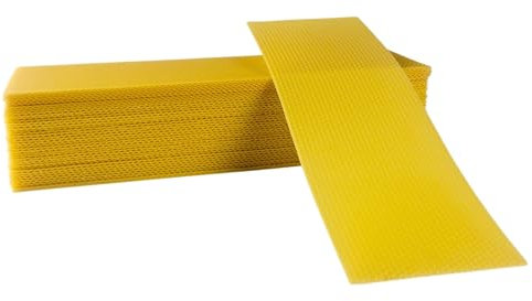 2,5kg Mittelwände Zander flach 395 x 135 mm Bienenwachs Mittelwände ca. 45 Platten rückstandsarm Imkerei