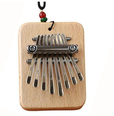 Kalimba Daumenklavier Daumenklavier 8 Noten Kalimba Anfänger tragbares Musikinstrument(Square)