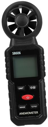 Anemometro Digitale Portatile per Misurazione Vento Alta Precisione