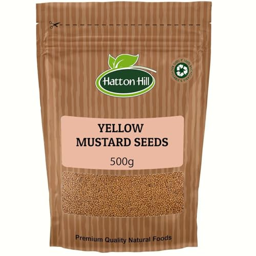 Yellow Mustard Seeds 500g by Hatton Hill
