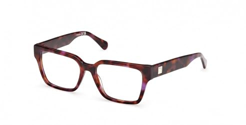 Max&Co. Damen Brille mit Sehstärke Quadratisch | Gefertigt aus Azetat, optional mit Sonnenbrillentönung oder Blaulichtfilter, inklusive Brillenetui