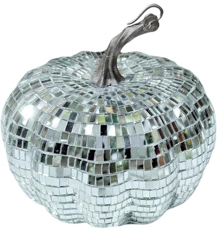 Decorazione da discoteca, palla da discoteca, decorazione in glitterato, palla artificiale di Halloween, forniture per regali di festa, decorazione da appendere per l'autunno e Halloween