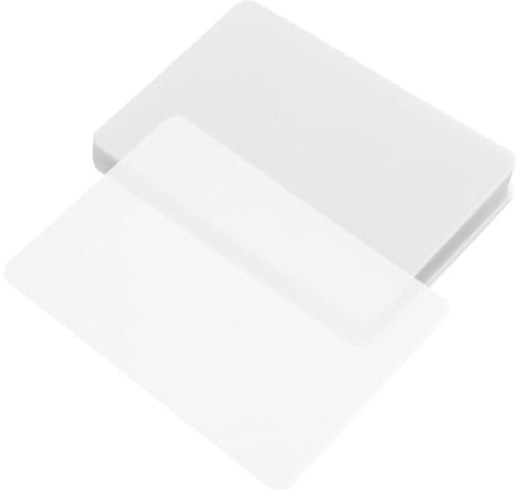 DEARMAMY 100 feuilles Film Plastification Transparentes PVC Feuilles Laminage Thermique Résistantes Étanches Protection Photos