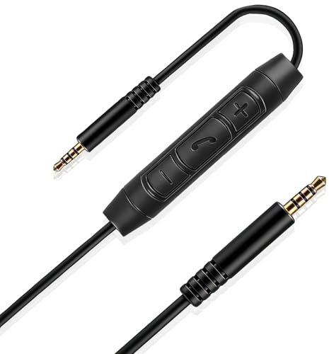 2.5mm to 3.5mm Aux Audio Cable Headphone Cable for Bose with Mic, 1.5M