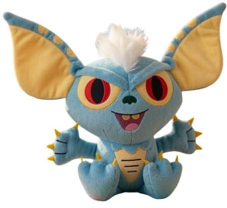 PLAY BY PLAY Gremlins - Peluche Gizmo Mogwai da 19 cm, modello casuale, con licenza ufficiale, colore marrone (strisce)