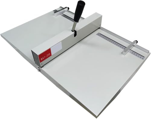 Skrivbordspappersveckling, 360mm Manuell poängsättningsverktyg med magnetisk bas för A4 A3-kortveck, ergonomisk handtag och precisionsbekväkare för kontorshantverk