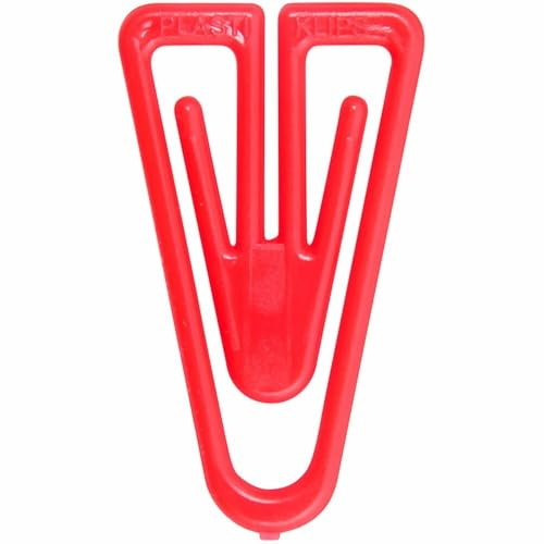 Baumgartens(R) Plastic Clips, Large, Box Of 200 (LP0600)