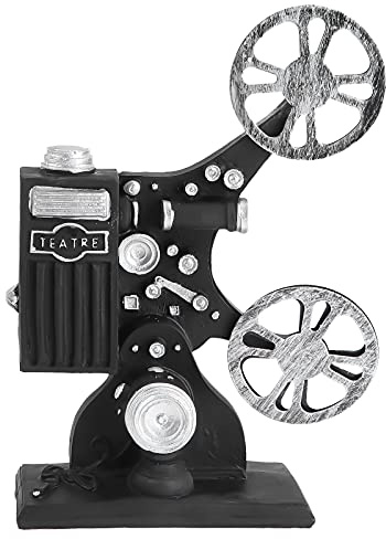 Vosarea Filmprojektor Modell Vintage-Stil Desktop Handwerk Heimtextilien (schwarz)