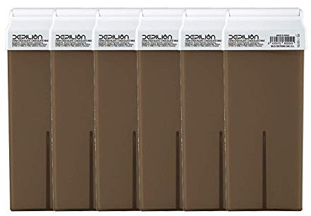 Cera depilatoria Roll On 6 x cartuchos de 100ml Chocolate - Roll-on Cera para depilación
