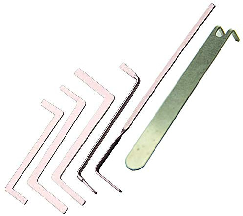 Loboo Idea 6-teiliges Schlosser-Spannschlüssel-Set für Schlosser, Spannschlüssel, Werkzeug