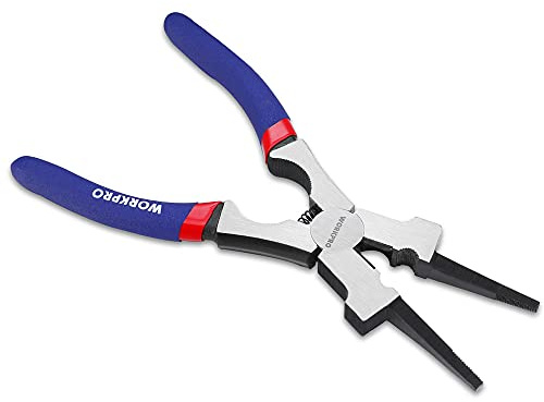 WORKPRO 8 Welding Pliers, Multi-Functional CR-V Steel Welding Pliers for Welding, Electrical, Mechanical, Workshop and Home Use