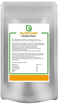 1 kg L-Ornithin | reines Pulver | Nahrungsergänzung | Buxtrade