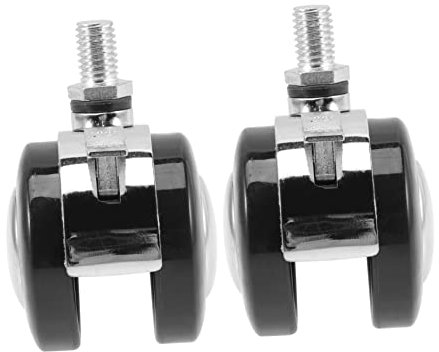 YARNOW 2pcs Heavy Duty Chair Casters Brake for Office Computer Chair Wheels Replacement for Activity Cubicle Furniture
