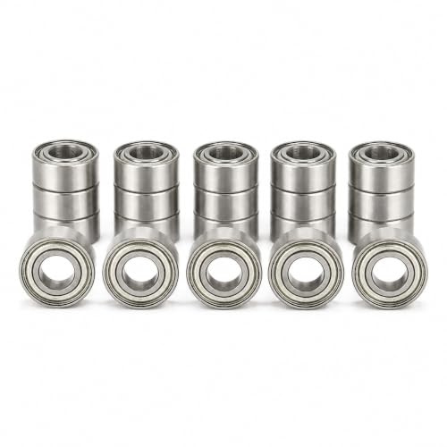 Minilager Kugellager, Kugellager Rillenkugellager, 10Stück MR105ZZ 5mm X 10mm X 4mm Miniatur Kugellager Miniaturlager für Alle RC Autos, Hubschrauber und Flugzeuge