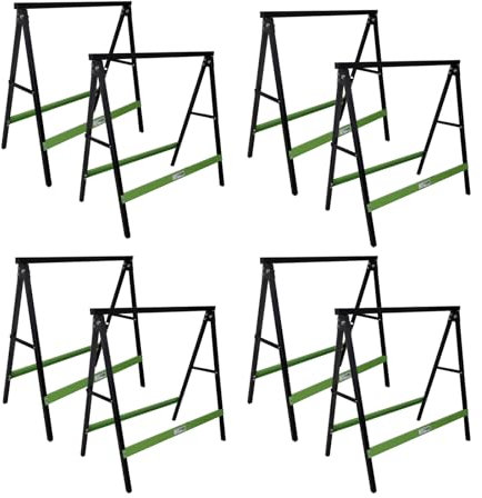 8x TRUTZHOLM Klappbock Sägebock Arbeitsbock klappbar 2er Sets Traglast 200 kg/Paar Gerüstbock