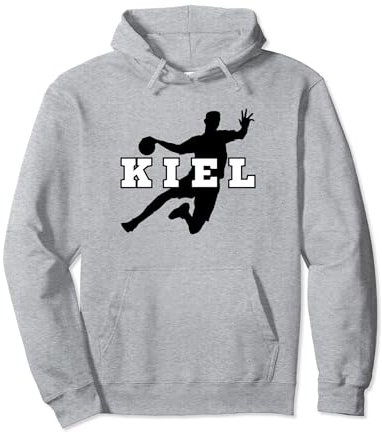 Kiel Handball Mannschaft Verein Fan Schleswig-Holstein weiss Pullover Hoodie