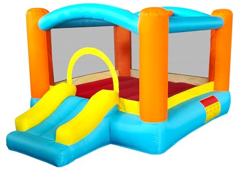 Gioco Gonfiabile per Bambini, Playground con Scivolo e Piscina