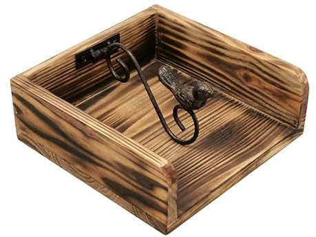 Zhaoj24-05 Kosmetiktücher Box Kreativität Metall Vogel Serviettenhalter Pastoral Quadratisch Vintage Tissue Boxen Restaurant Hotel Papierhandtuchbox Tissue Boxen für Esszimmer Badezimmer Schlafzimmer
