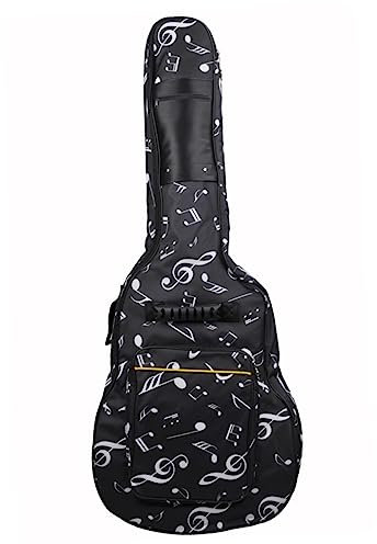 CORHAD Oxford Gitarrentasche Akustik Mit Dickem Baumwollfutter Wasserdichter Atmungsaktiver Gitarrenrucksack Für Damen Und Herren Verstellbarer Schultergurt Modischer Notenrucksack