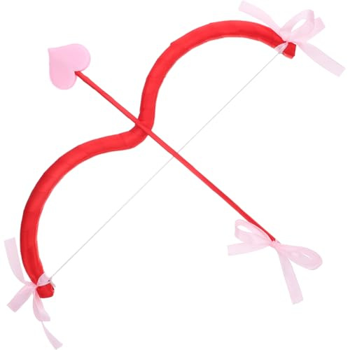 VICASKY Karneval Kostüme Amor Set Pfeil Und Bogen und Set, Valentinstag Cosplay Zubehör, Requisite, Foto Requisiten, Mottoparty für Männer Frauen Kinder Zubehör Halloween