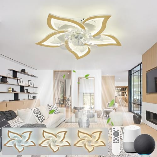 Moderno ventilatore da soffitto con venature del legno con luce telecomando timer dimmerabile reversibile ideale per camera da letto e salotto