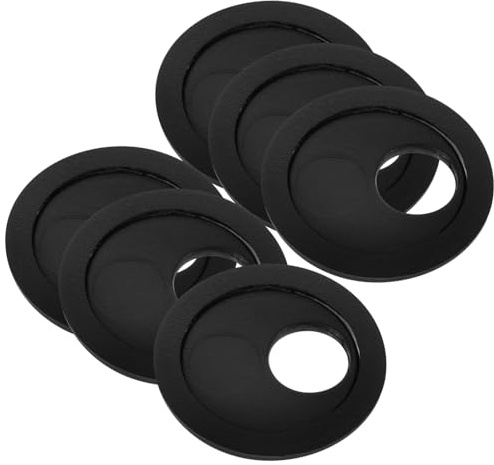 Didiseaon Cache Caméra Téléphone Portable Coulissant en Abs Noir, Lot de 6 Pièces Mécanisme D'ouverture/Fermeture, Protection de Confidentialité Compatible Smartphones