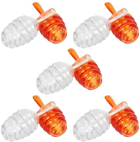 Hemobllo 10 Tubes Vides pour Gloss à Lèvres DIY en Abs Marron Réutilisables et Légers 5ml Pack de 10 pour Soin des Lèvres Faits Maison