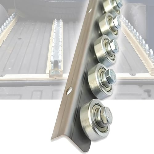 Verzinkte Förderbandführungsschienen mit Rollenrädern, seitlicher Ersatz für Regal, nahtlose Verbindung, Materialhandhabung, Transportzubehör (Typ A - lang - 1,2 m)