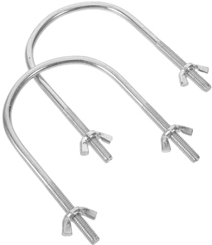 GALPADA 2pezzi Gancio per Telaio del Radiatore in Metallo Argento Supporto Robusto e Montaggio Rapido, Base per Puleggia del Riscaldatore Elettrico, Adatto a Qualsiasi