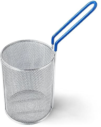 Sunrise Kitchen Supply Stainless Steel Pasta Boil Basket (1, 5.25D x 7H)