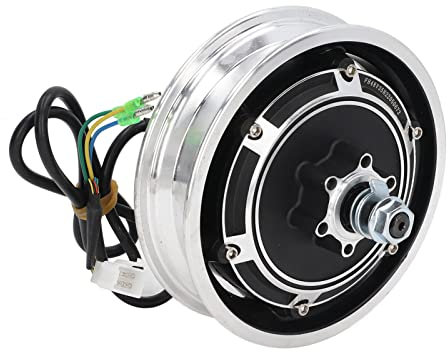 VGEBY Elektroroller-Nabenmotor, 10 Zoll 48 V 1000 W Scheibenbremsnabenmotor aus Aluminiumlegierung für Elektrofahrräder